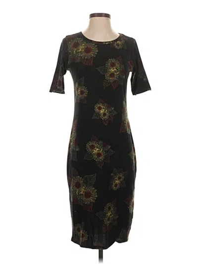Pre-owned Lularoe Casual Dress In Black