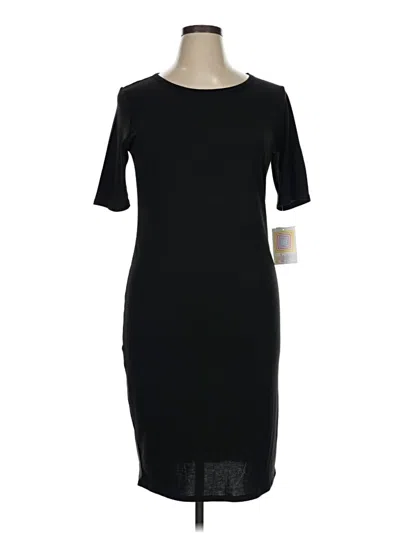 Pre-owned Lularoe Casual Dress In Black