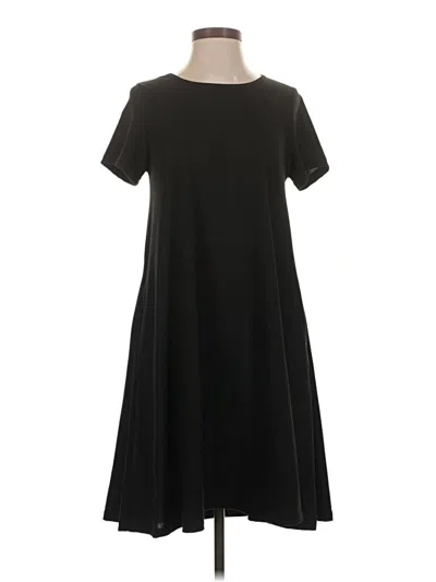 Pre-owned Lularoe Casual Dress In Black