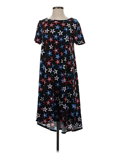 Pre-owned Lularoe Casual Dress In Black