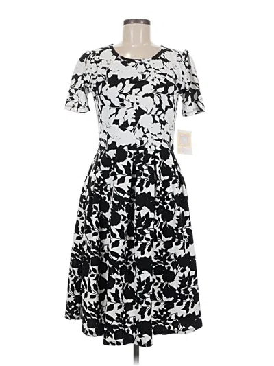 Pre-owned Lularoe Casual Dress In Black