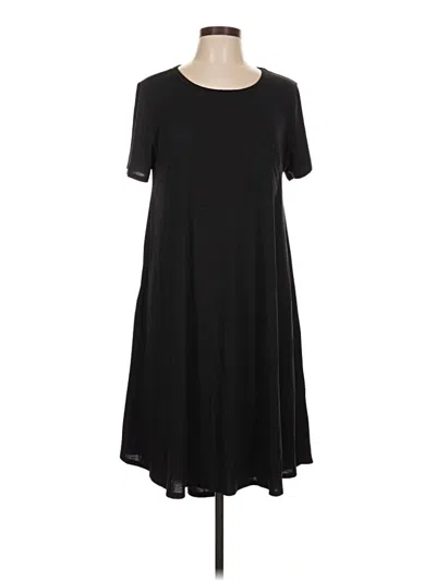Pre-owned Lularoe Casual Dress In Black