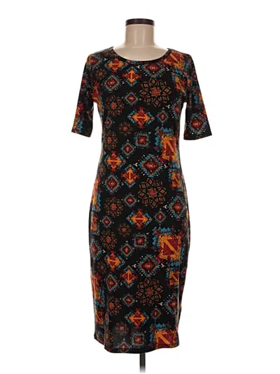 Pre-owned Lularoe Casual Dress In Black