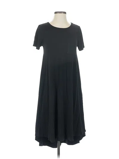 Pre-owned Lularoe Casual Dress In Black