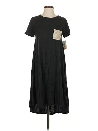 Pre-owned Lularoe Casual Dress In Black