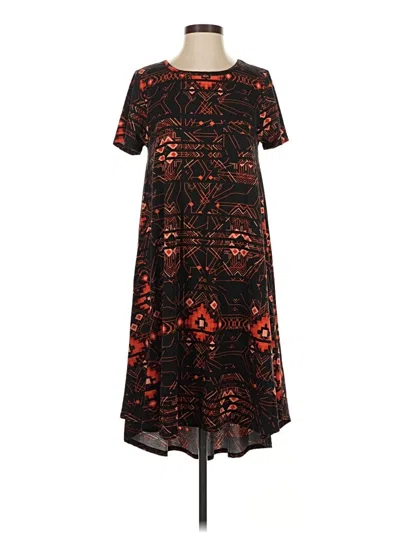 Pre-owned Lularoe Casual Dress In Black