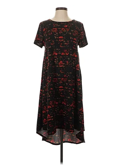 Pre-owned Lularoe Casual Dress In Black