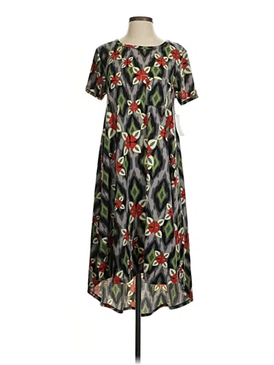 Pre-owned Lularoe Casual Dress In Black