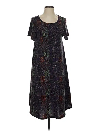 Pre-owned Lularoe Casual Dress In Black