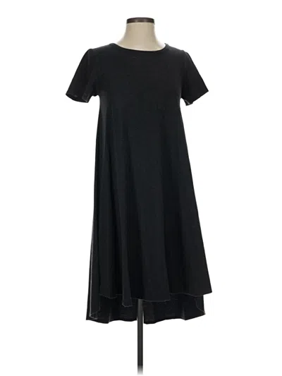 Pre-owned Lularoe Casual Dress In Black