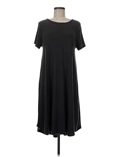 Pre-owned Lularoe Casual Dress In Black