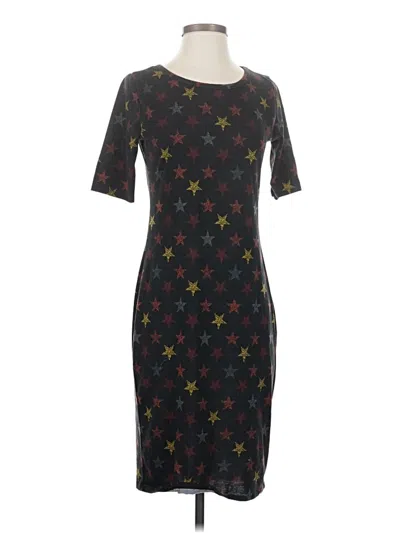 Pre-owned Lularoe Casual Dress In Black