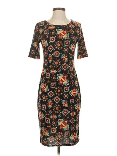 Pre-owned Lularoe Casual Dress In Black