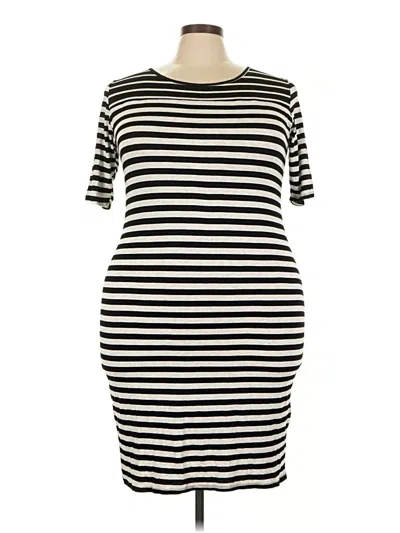 Pre-owned Lularoe Casual Dress In Black