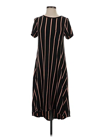 Pre-owned Lularoe Casual Dress In Black
