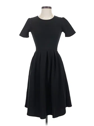 Pre-owned Lularoe Casual Dress In Black