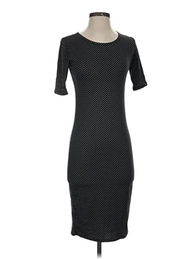 Pre-owned Lularoe Casual Dress In Black