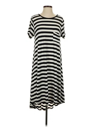Pre-owned Lularoe Casual Dress In Black