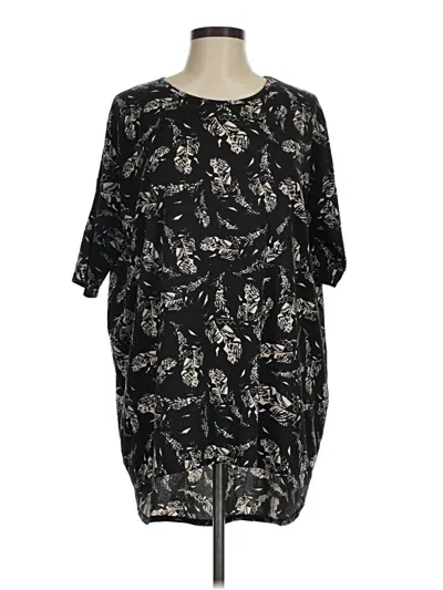Pre-owned Lularoe Casual Dress In Black