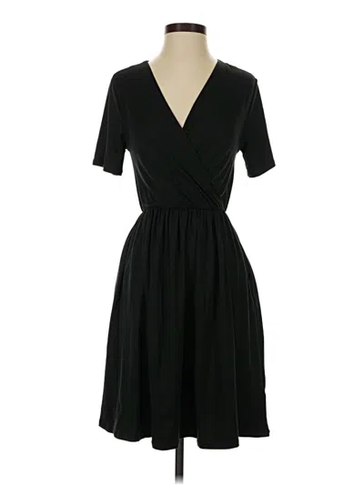 Pre-owned Lularoe Casual Dress In Black