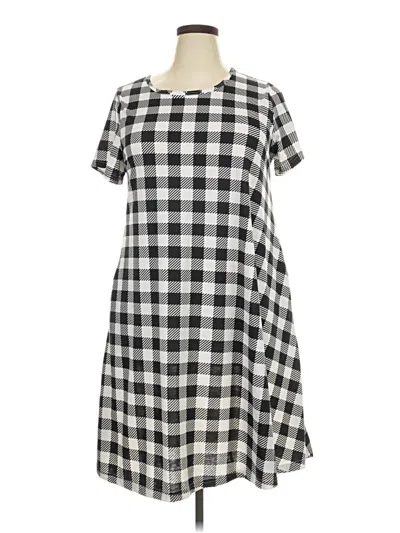 Pre-owned Lularoe Casual Dress In Black