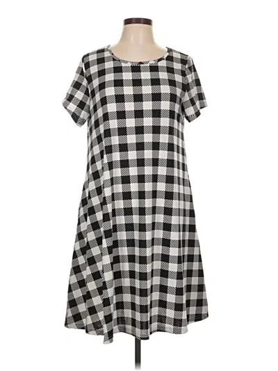 Pre-owned Lularoe Casual Dress In Black