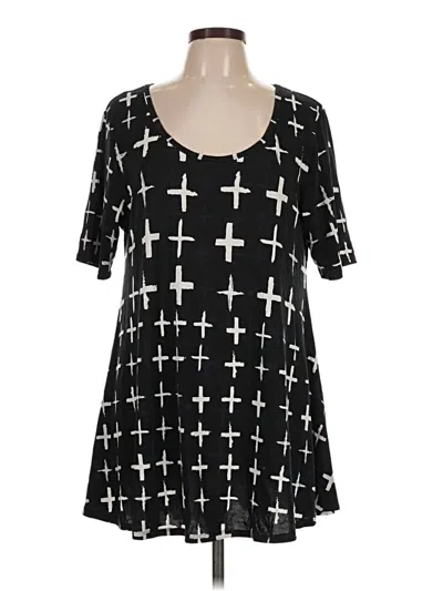 Pre-owned Lularoe Casual Dress In Black