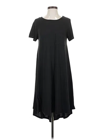 Pre-owned Lularoe Casual Dress In Black