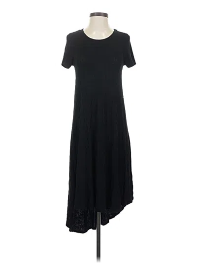 Pre-owned Lularoe Casual Dress In Black