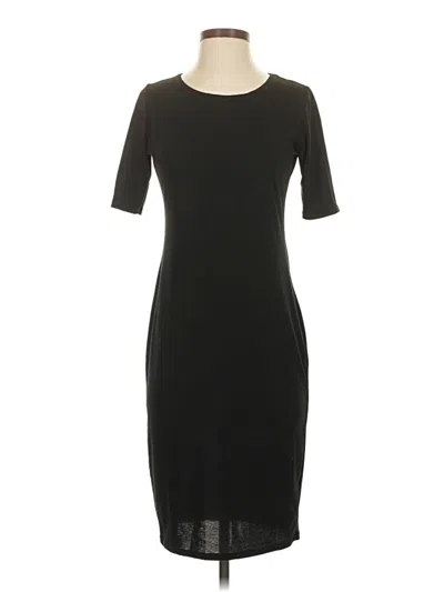 Pre-owned Lularoe Casual Dress In Black