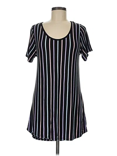 Pre-owned Lularoe Casual Dress In Black