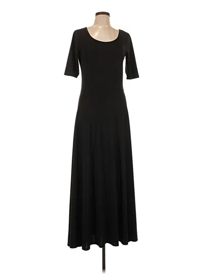 Pre-owned Lularoe Casual Dress In Black