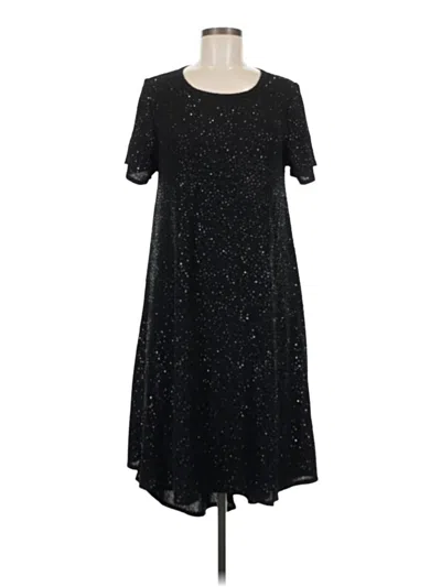 Pre-owned Lularoe Casual Dress In Black