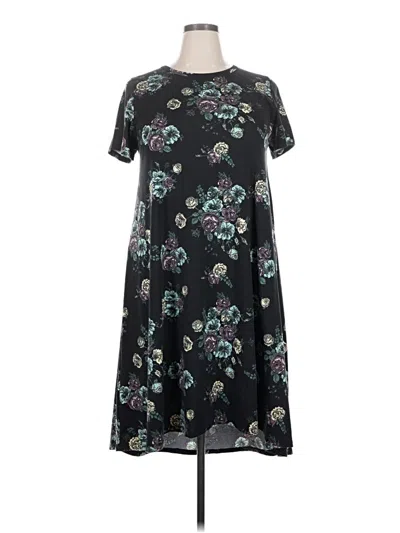 Pre-owned Lularoe Casual Dress In Black