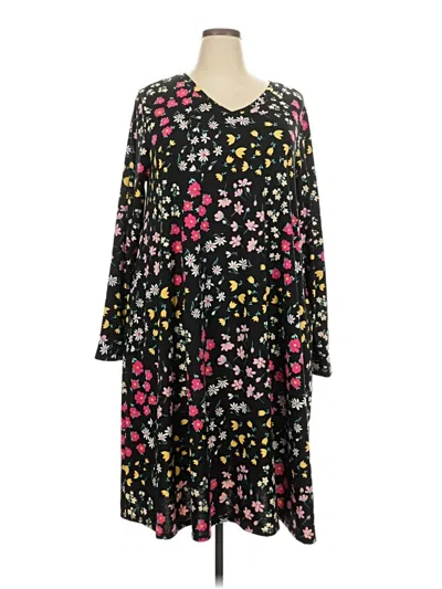 Pre-owned Lularoe Casual Dress In Black