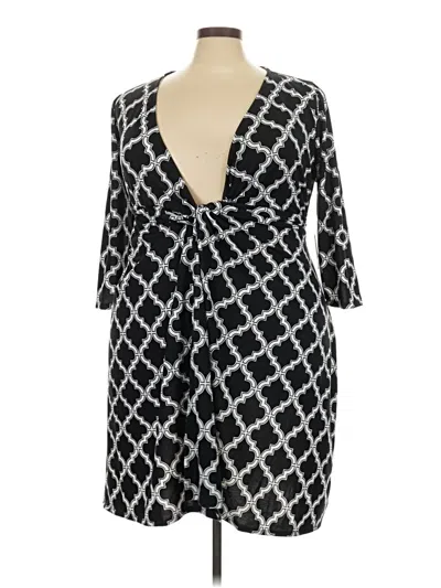 Pre-owned Lularoe Casual Dress In Black