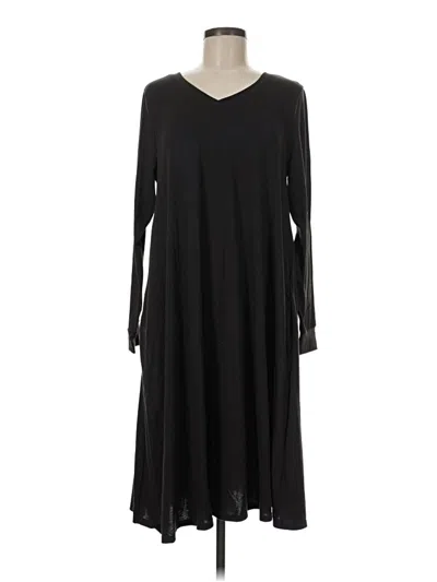 Pre-owned Lularoe Casual Dress In Black