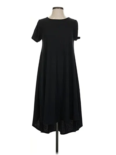 Pre-owned Lularoe Casual Dress In Black