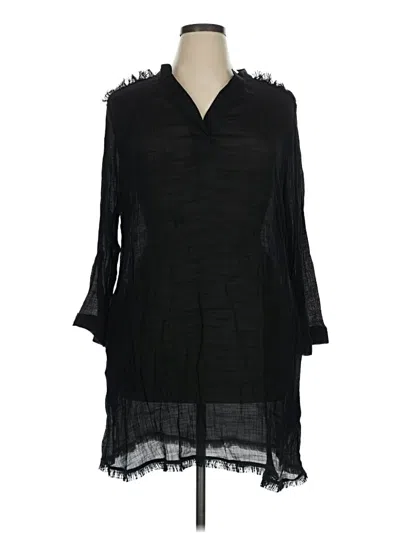 Pre-owned Lularoe Casual Dress In Black