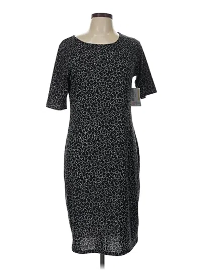 Pre-owned Lularoe Casual Dress In Black
