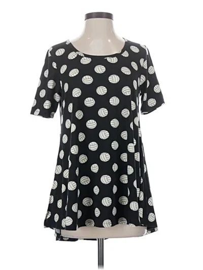 Pre-owned Lularoe Casual Dress In Black