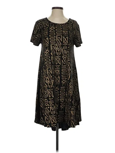 Pre-owned Lularoe Casual Dress In Black