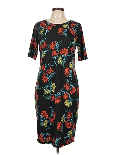 Pre-owned Lularoe Casual Dress In Black
