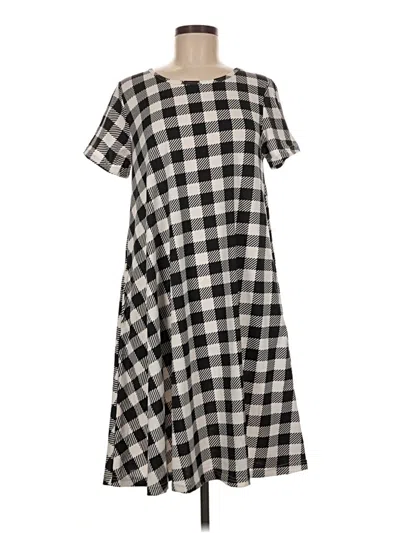 Pre-owned Lularoe Casual Dress In Black