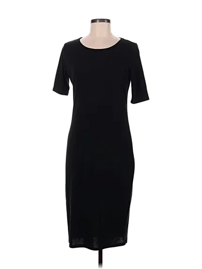 Pre-owned Lularoe Casual Dress In Black