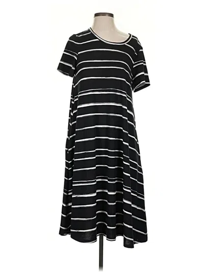 Pre-owned Lularoe Casual Dress In Black