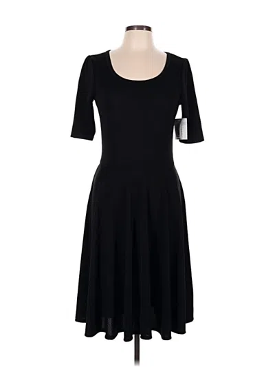 Pre-owned Lularoe Casual Dress In Black