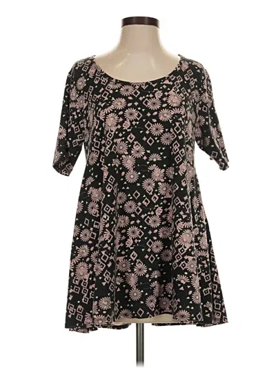 Pre-owned Lularoe Casual Dress In Black