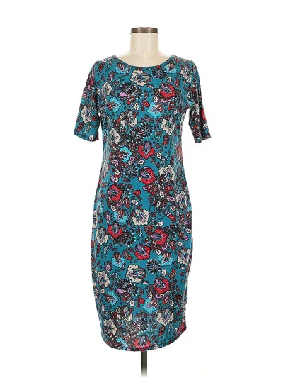 Pre-owned Lularoe Casual Dress In Blue