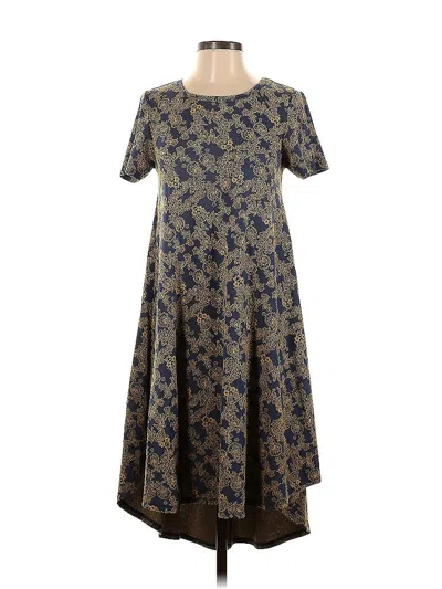 Pre-owned Lularoe Casual Dress In Blue